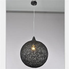 American country ball type creative paper rattan Chandelier