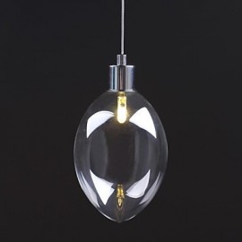 1.5W Modern/Contemporary / Traditional/Classic Chrome Metal Pendant LightsLiving Room / Bedroom / Dining Room / Study Room/Office / Kids