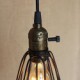 American Rural Industry Contracted Single Head Of Creative Small Hob Iron Chandelier