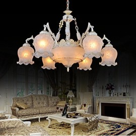 Chandeliers White 220V European Retro Classic