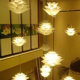 35CM PP Lotus Modern Personality Decoration Droplight Light Lamp LED