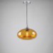 Modern Characteristic 1 Light Pendant With Transparent Shade