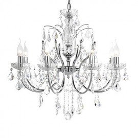 Elegant Crystal Chandelier with 8 Lights