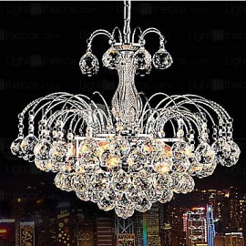 Pendant Luxury Modern Crystal Living 3 Lights Chandelier