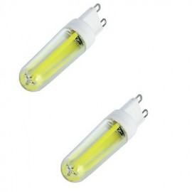 2PCS G9 4LED COB 350-450LM 6W Warm White/Cool White/Natural White Dimmable / Decorative