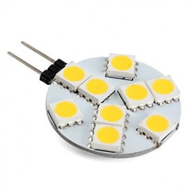 G4 2W 9 SMD 5050 100 LM Warm White LED Bi-pin Lights V