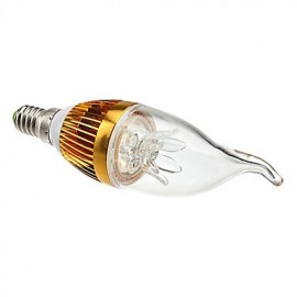 E14 3 W 3 High Power LED 270 LM Warm White CA35 Decorative Candle Bulbs AC 85-265 V
