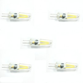 5pcs G4 1.5W COB Filament LED Spot light Bulb Lamp Warm/Cool White(AC/DC 12V)