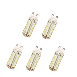 5W G9 LED Corn Lights T 104 SMD 3014 600 lm Warm White / Cool White AC 220-240 V 5 pcs