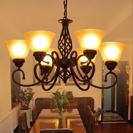 60W Rustic/Lodge / / Vintage / Retro Metal ChandeliersLiving Room / Bedroom / Dining Room / Kitchen / Study Room/Office / Kids