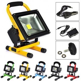 10W LED Floodlight 1 High Power LED 1000 lm Cool White Rechargeable AC 100-240 V