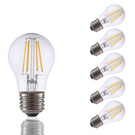 3.5W E26 LED Filament Bulbs A15 4 COB 350 lm Warm White Dimmable 120V 6 pcs