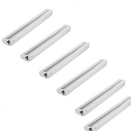 6 Pack of T5 LED Tube Light ,1Ft,4W,Warm White/Cool White Fluorescent Replacement Light Lamp