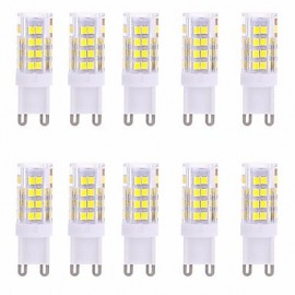 10pcs G9 5W 51 SMD 2835 400-600 LM Warm White / Cool WhiteAC 220-240V
