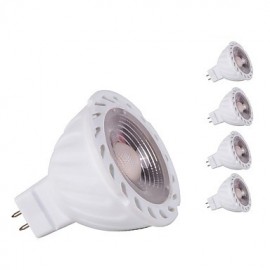 5pcs MR16 3W LED Spotlight COB Warm /Cool White Decorative COB LED Recessed Lighting(12V)