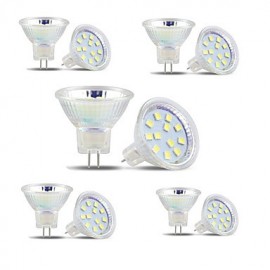 3W GU4(MR11) LED Spotlight MR11 12 SMD 2835 300 lm Warm White / Cool White AC/DC10-30 V 10 pcs