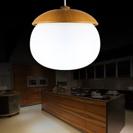 MAX 60W Modern/Contemporary Mini Style Wood/Bamboo Chandeliers Living Room / Bedroom / Dining Room / Kitchen / Study Room/Office