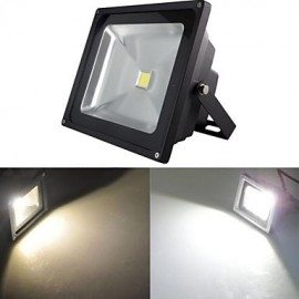 Black Waterproof 50W 5000LM 2800-7000K Cold White Light and Warm White Light LED Flood Lamp (85V-265V)