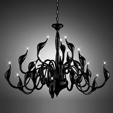 Modern Chandelier Light 24 Lights Led G4 Black Painting Bulb Included Living Room Bedroom Lightingo Co Uk,How To Hang A Heavy Picture Frame Without Nails