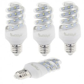 4PCS E27 9W 800lm Warm White/White Light 23 SMD 2835 LED Corn Lamps (AC 220V)