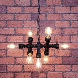 MAX:60W Vintage Bulb Included Painting Metal Chandeliers Living Room / Bedroom / Dining Room / Entry / Hallway