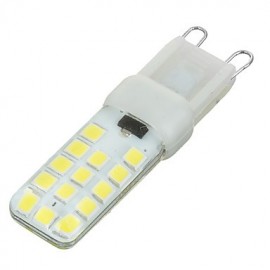 G9 Silicone 5W 400lm 6500k 28x SMD 2835 LED White Light Bulb Lamp (220-240v)