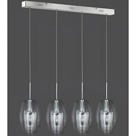 35W Modern/Contemporary / Traditional/Classic Chrome Metal Pendant LightsLiving Room / Bedroom / Dining Room / Study Room/Office / Kids