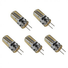 5 pcs 3.5W G4 LED Bi-pin Lights 48 SMD 3014 250 lm Warm White / Cool White Decorative DC 12 V