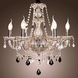 20-60W Rustic/Lodge Crystal Others Glass Chandeliers Living Room / Bedroom