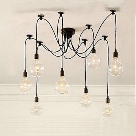 Bulb Chandelier Rural Contracted Style Of North America