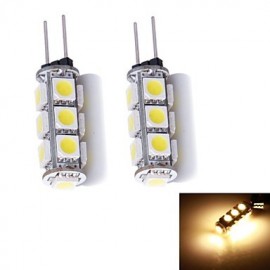 2W G4 LED Bi-pin Lights 13 SMD 5050 130~150 lm Warm White DC 12 V