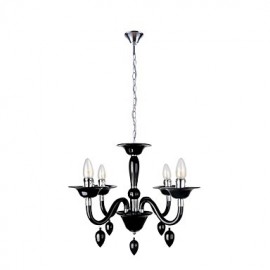 Modern Black Chandeliers with 4 light