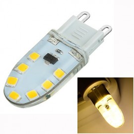 G9 Dimmable Silicone 3W 200lm 14x SMD 2835 Warm White Light Bulb Lamp (AC220-240V)