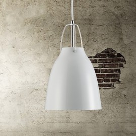 Contemporary and contracted droplight 1 light Metal Pendant Light