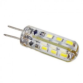 G4 1.5W 24x3014SMD 105LM 6000K Cool White Light Spot Bulb (12V)