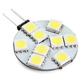 G4 2W 9 SMD 5050 100 LM Natural White LED Bi-pin Lights V