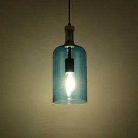 Chandeliers Bulb Included Modern/Bedroom / Dining Room/ Study Room/ Office/ Kids Room/ Hallway Pendant Light with Glass Shade