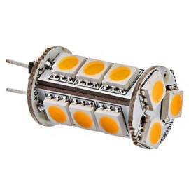 G4 3W 15x5050SMD 150-180LM 3000-3500K Warm White Light LED Corn Bulb (12V)