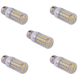 5 pcs E14/G9/E26/E27 15 W 60 SMD 5730 1500 LM Warm White/Cool White Corn Bulbs AC 110/220 V