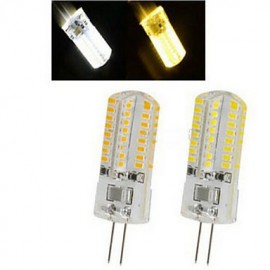 1 pcs G4 6 W 64LED X SMD 3014 450-600 LM 2800-3500/6000-6500 K Warm White/Cool White Spot Lights AC 220-240 V