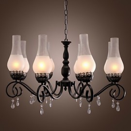 Max 60W Traditional/Classic Candle Style Painting Chandeliers Living Room / Bedroom / Dining Room