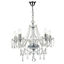 MAX:60W Traditional/Classic Crystal Chrome Metal Chandeliers Bedroom / Dining Room / Study Room/Office / Hallway