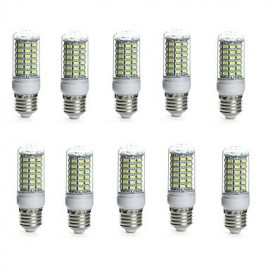 10PCS E14/G9/GU10/E26/E27/B22 69SMD 5730 850-950LM Warm White/White Decorative/Waterproof LED Corn Lights