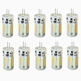 10PCS G4 57LED SMD3014 300-450LM 4W Warm White/White/Natural White Decorative/Waterproof DC/AC10-20V LED Bi-pin Lights