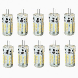 10PCS G4 57LED SMD3014 300-450LM 4W Warm White/White/Natural White Decorative/Waterproof DC/AC10-20V LED Bi-pin Lights