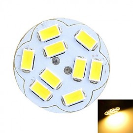 G4 2W 200lm 3500K/6500k 9x5730 LED Round Board Warm/Cool White Light Lamp (AC/DC12V)