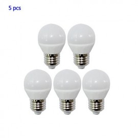 E26/E27 4W LED Globe Bulbs 4 SMD 2835 320lm Warm White / Cool White AC 85-265V Yangming 5 pcs