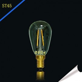 E12 E14 110V 220V 2200K-2700K 100-200Lm ST45 2W 2LED Bulb Edison Retro Led Bulb