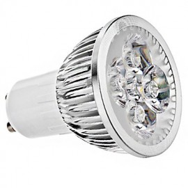 6W GU10 LED Spotlight 4 High Power LED 330 lm Warm White / Cool White AC 85-265 V 10 pcs