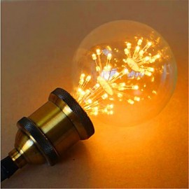 G95LED All Over The Sky Star Edison Light Bulb Decorative Fashion 220V 2W 2300K E27 Warm Yellow
